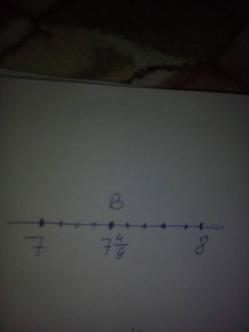 Вы 374 Точка В на координатном луче расположена между точками с координатами 7 и 8 от точки с коорди
