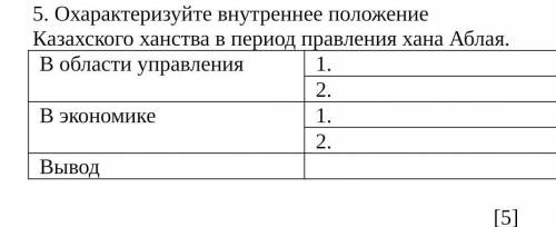 Охарактеризуйте внутреннее положение Казахского ханства в период правления хана Аблая.