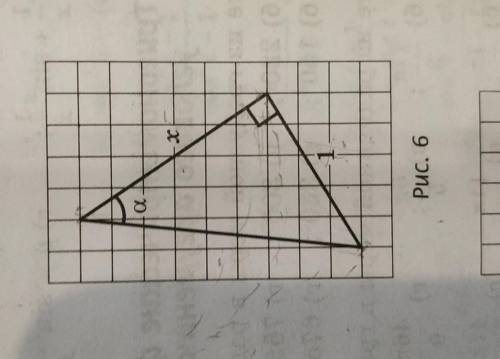 Найди сторону х прямоугольного треугольника.