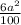 \frac{6a^{2} }{100}