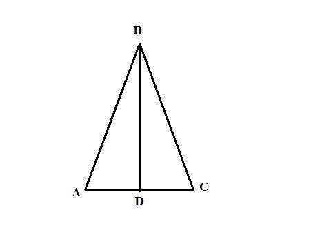 Периметр равнобедренного ∆ABC равен 60 дм. BD - его высота , опущенная на основание . Периметр ∆ABD