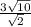 \frac{3\sqrt{10}}{\sqrt{2}}