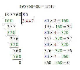 ДОМАШНЕ ЛАТНИ 11 Вычисли с проверкой. Столбиком 73 980 : 36 68 880: 21 107 940:35 195 760 : 80 90882