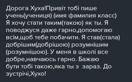 Хуха моховинка - Зроби лист Лист – передача на письмі особистих вражень і думок. Складові елементи л