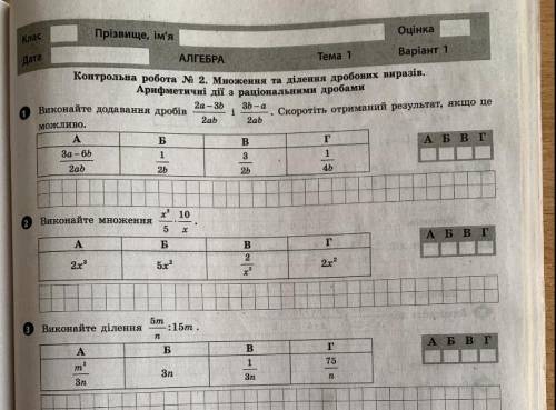 Кр алгебра 8 класс, може знаєте який це зошит напишіть