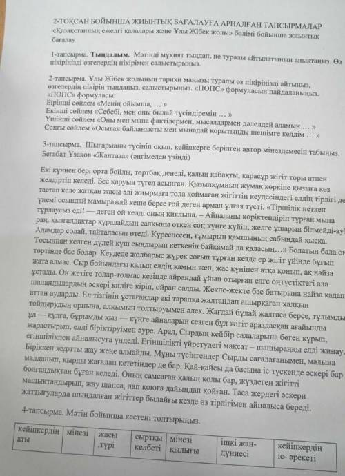 СОР номер 2 7 КЛАСС 2 ЧЕТВЕРТЬ по казахскому ОТ КТО НАПИШЕТ ЕРУНДУ ТОГО В БАНН