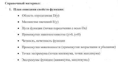 Хелпаните По заданному графику описать свойства по плану,указанному в методических указаниях