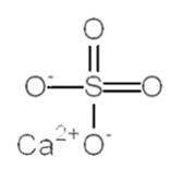 Графическая формула сульфат кальция