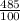 \frac{485}{100}