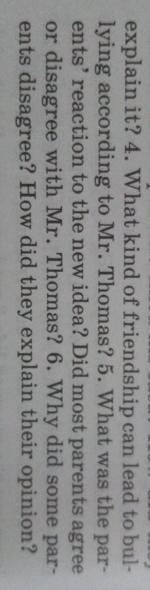 Read the article again and find answers to questions below.4,5,6.