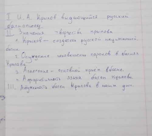 Расказ про крылова очень нужно