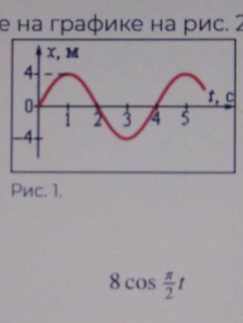 Какое из уравнений описывает гармонические колебания 1- 8cos πt/2 2- 4sin t/4 3- 4sin πt/2 4- 4cos π