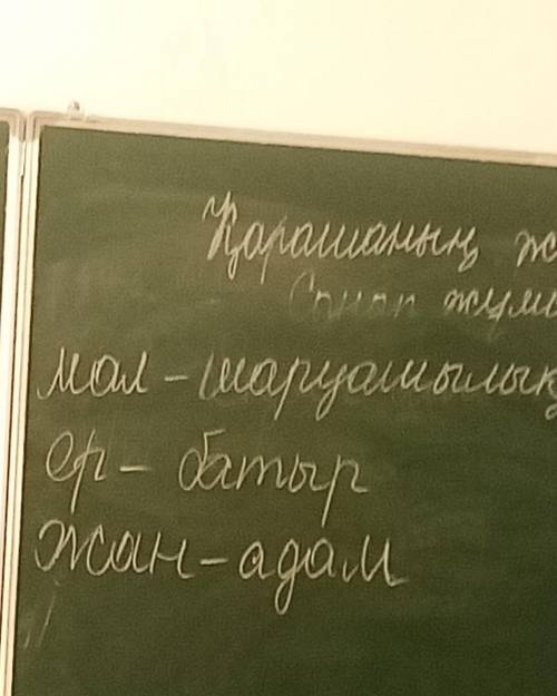 hY21 2-тапсырма. Мақал-мәтелдердің құрамындағы жиі қолданылған сөздердің мағынасын талдаңдар. Мағына