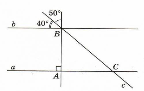 Прямые a и b параллельны. Найдите угол С треугольника АВС. Выберите один ответ: a. 30 b. 120 c. 40 d