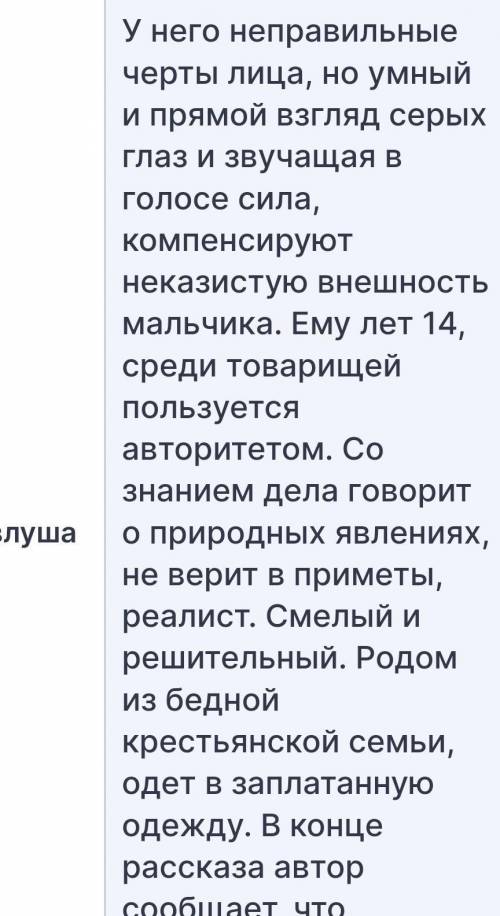 Люди Охарактеризуйте мальчиков из рассказа Бежен луг. Не описание ( не то как выглядят)