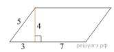 Найдите площадь параллелограмма, изображённого на рисунке.