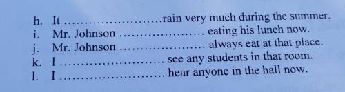 Write DON'T, DOESN'T, ISN'T, AREN'T or AM NOT in the blank space in each sentence: