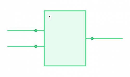 1)какой логический элемент представлен на картинке