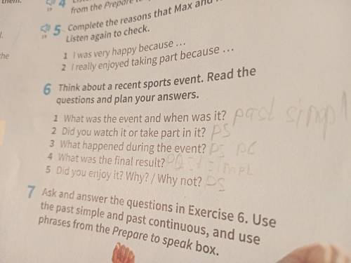 Задание по английскому. выбрать одно яркое спортивное событие, описать его с вопросов из упражнения