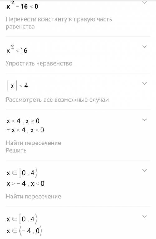 Решите неравенство x`2-16<0