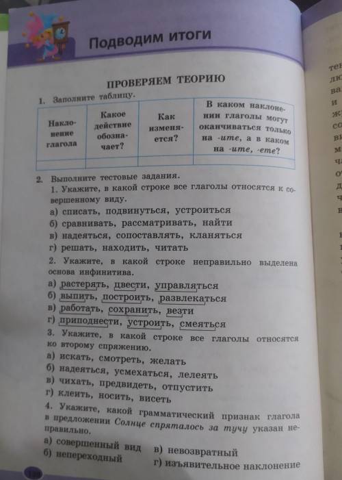 Подводим итоги .Русский язык 7 класс даю 35 б.