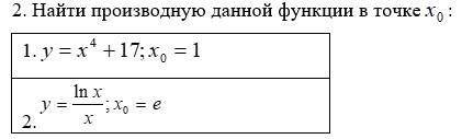 Help,Найти производные функций: