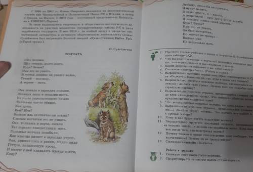 3. Укажите риторические вопросы и объясните их художественное значение. Стих Волчата О.Сулейменов