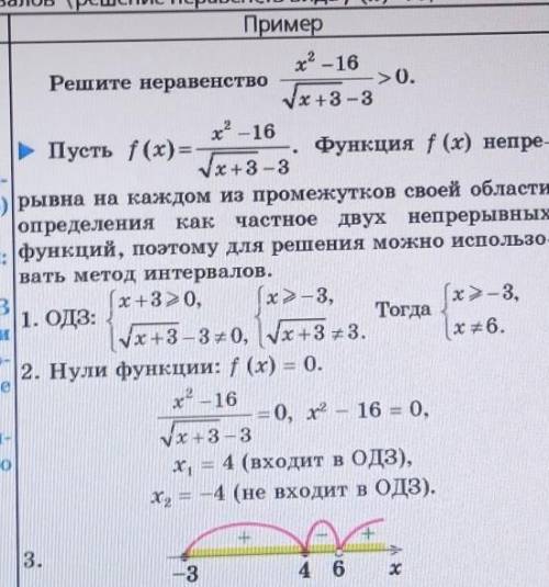 шение неравенств вида (x) 0. ух +3-3 x? -16 - Пусть f(x) = Функция f (x) непре- х+3 -3 рывна на кажд