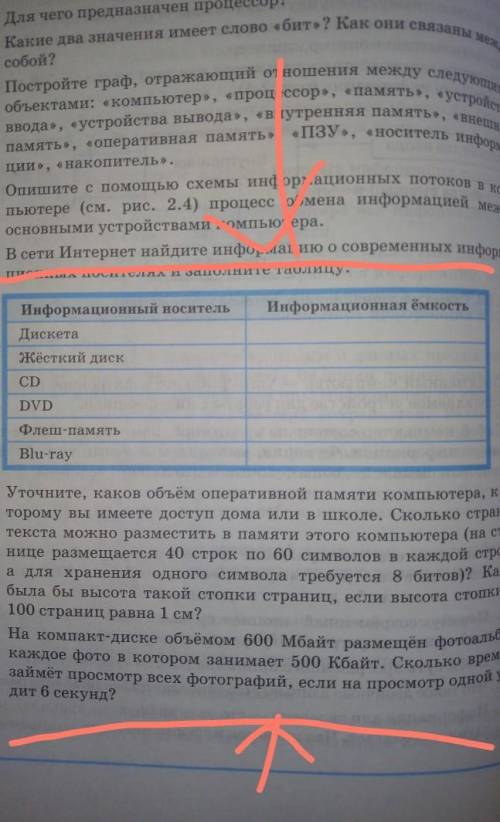 с информатикой.. 13,14,15 номер обозначены красным цветом.