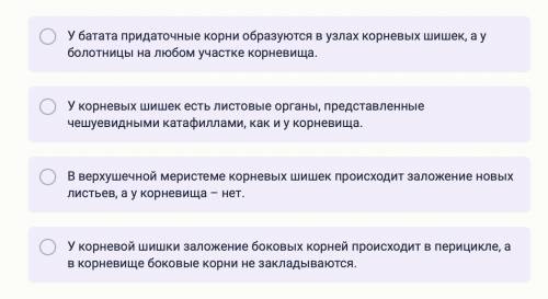 Сравните особенности строения и жизнедеятельности корневых шишек батата (Ipomoea batatas) и корневищ