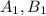 A_{1}, B_{1}