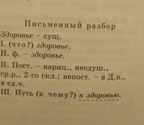 Морфологический разбор слово: Слесарь по ремонту автомобилей. пример на фоте