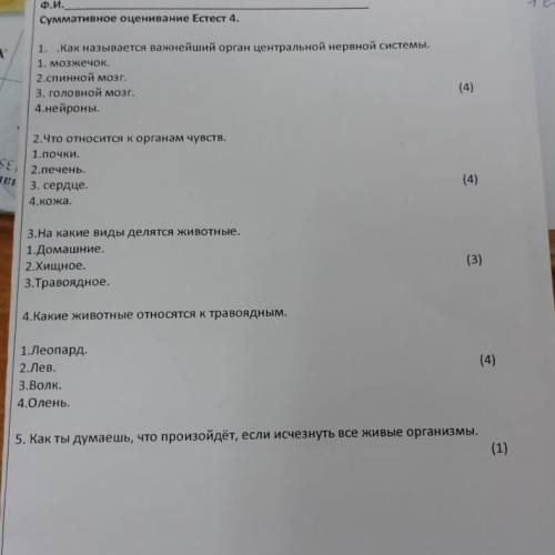 СОР по естествознанию польностью и правильно, кто не правильно ответит -бан.