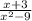 \frac{x+3}{x^{2}-9 }