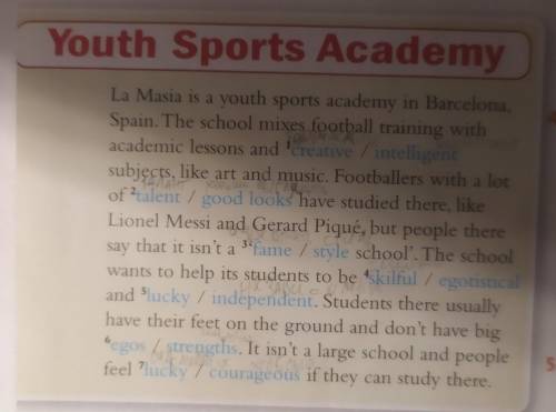 La Masia is a youth sports academy in Barcelona, Spain. The school training with academic lessons an