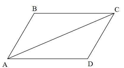 На рисунке AD = BC, vsdo.ruACB = vsdo.ruCAD. Какой признак равенства треугольников позволяет доказат