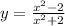 y=\frac{x^2-2}{x^2+2}