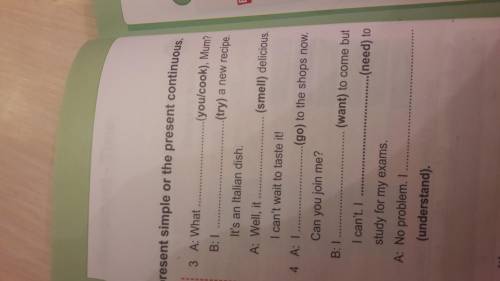 Round-up 3 Progress Check 3 3 Put the verbs in brackets into the present simple or the present con