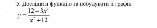 Дослідити функцію та побудувати її графік!