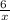 \frac{6 \: }{x}