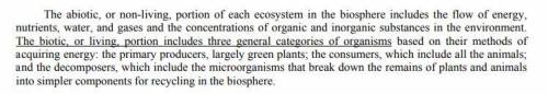 Put five types of questions to the underlined sentence.