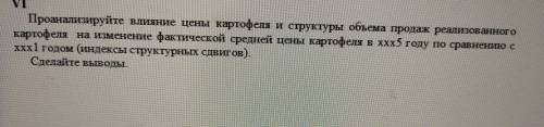 Условия и задание на фото. Вывод я напишу сама. Нужно только решение. Заранее .