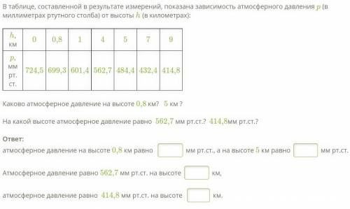 Вычеслите атмосферное давление. НАПИШИТЕ С ОБЬЯСНЕНИЕМ!