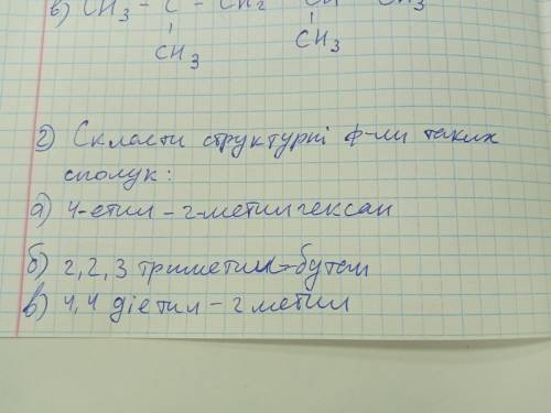 Скласти структурні формули таких сполук