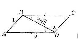 Дан параллелограм. abcd. сторона ab=1, диагональ bd = 32 ad=5, найти угол bdc