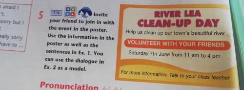 RIVER LEA CLEAN-UP DAY Help us clean up our town's beautiful river 7.56 Invite 5 your friend to join