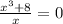 \frac{ {x}^{3} + 8 }{x} = 0