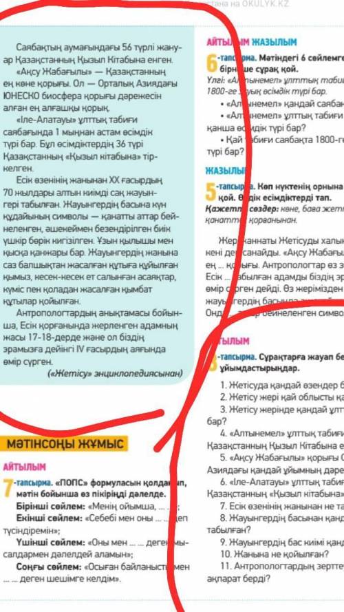 8-тапсырма. Сұрақтарға жауап беріп, диалог ұйымдастырындар