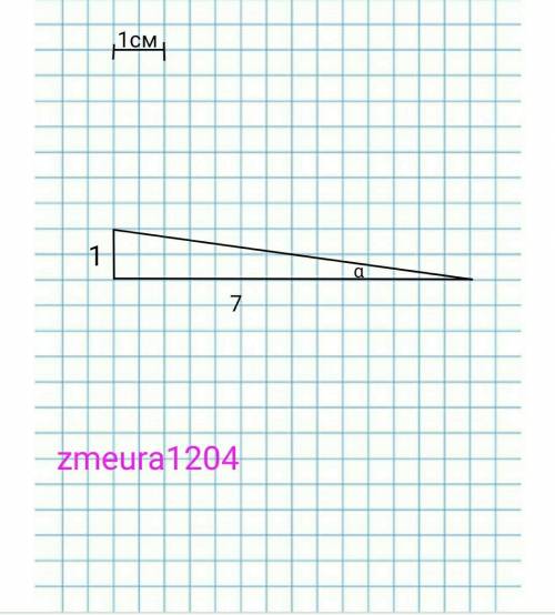 В прямоугольном тригольнике АВС cos а =7/ корень 50 А)вычислите tg а Б) используется значение танген