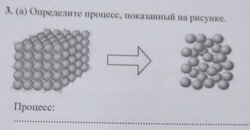 3. (а) Определите процесс, показанный на рисунке.